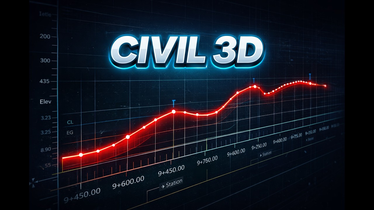 Civil 3D Profile Creation | Civil 3D Profil Finished Level (FL) | Kırmızı Kot Oluşturma