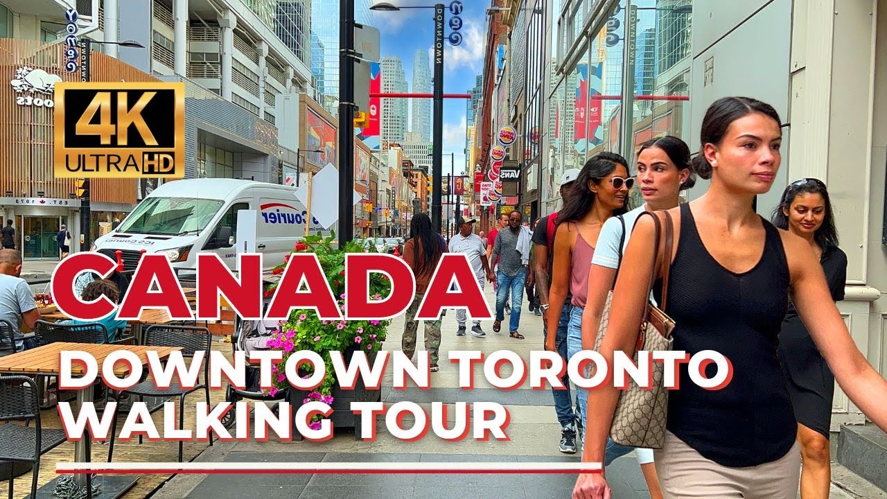 🇨🇦 Toronto Walking Tour - Experience the BEST of Toronto's Yonge Street Walking Tour in 4K HDR 60fps