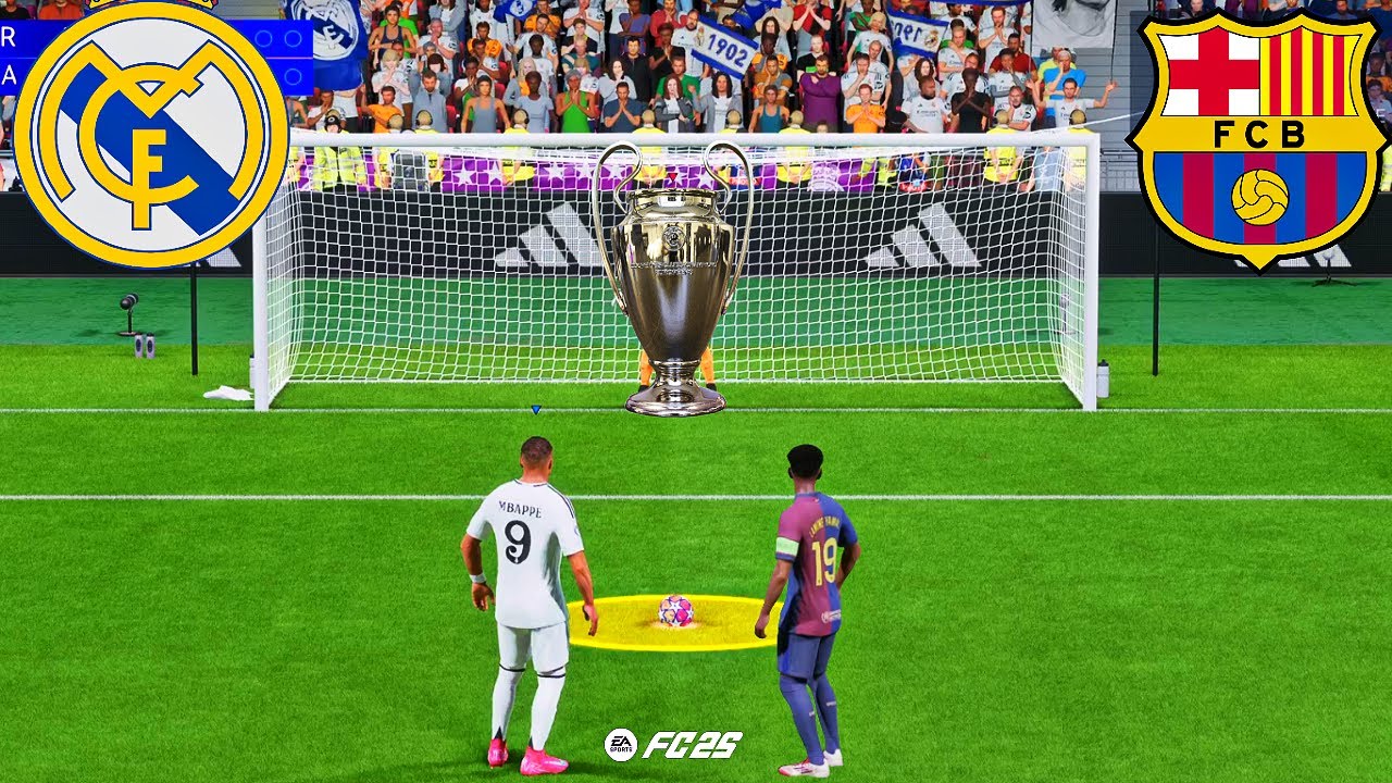FC BARCELONA VS REAL MADRID FIFA 25 PENALTY SHOOTOUT FINAL