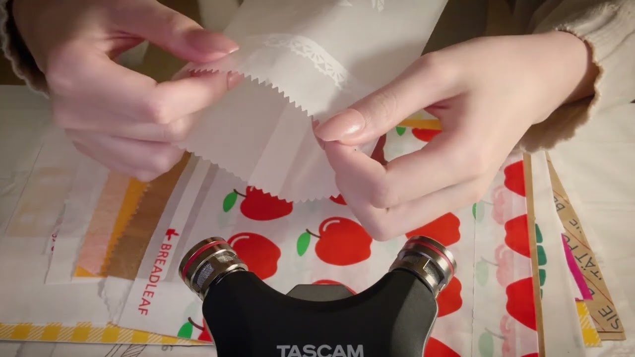 【ASMR】紙袋を触る音 睡眠用 作業用BGM 音フェチ＊relaxing paper sounds＊sleeping