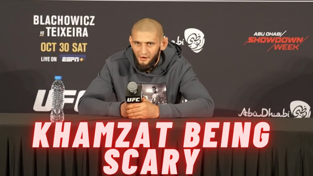 Khamzat Chimaev Being Intimidating For 3 Minutes