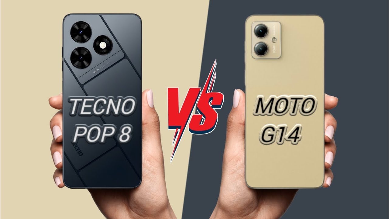 Tecno Pop 8 vs Motorola G14