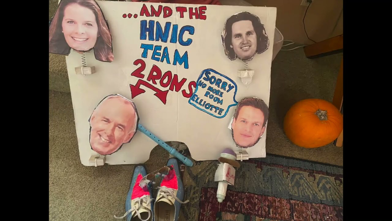 Anchorman  Halloween 2024 Ron Burgundy Hockey Night In Canada crew