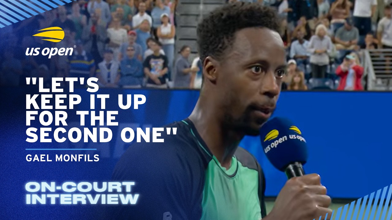 Gael Monfils On-Court Interview | 2026 US Open Round 1