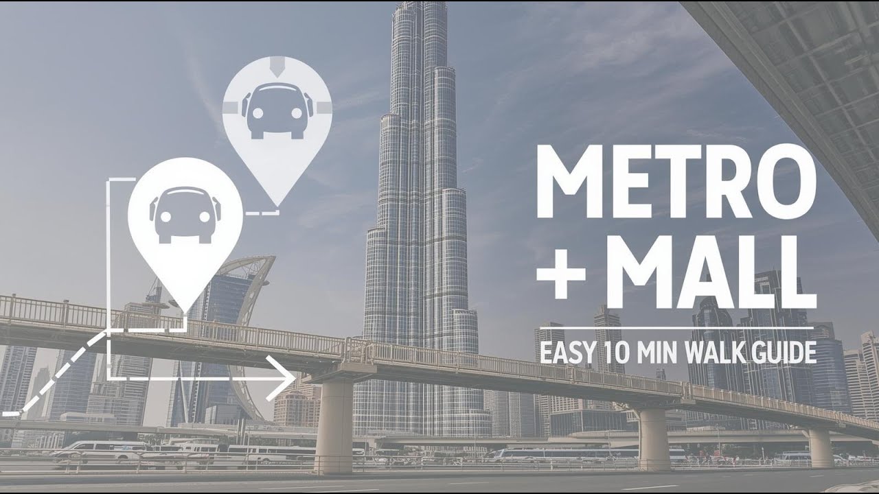 How to Get to Dubai Mall by Metro & Walk | Easiest Route 2026 🇦🇪