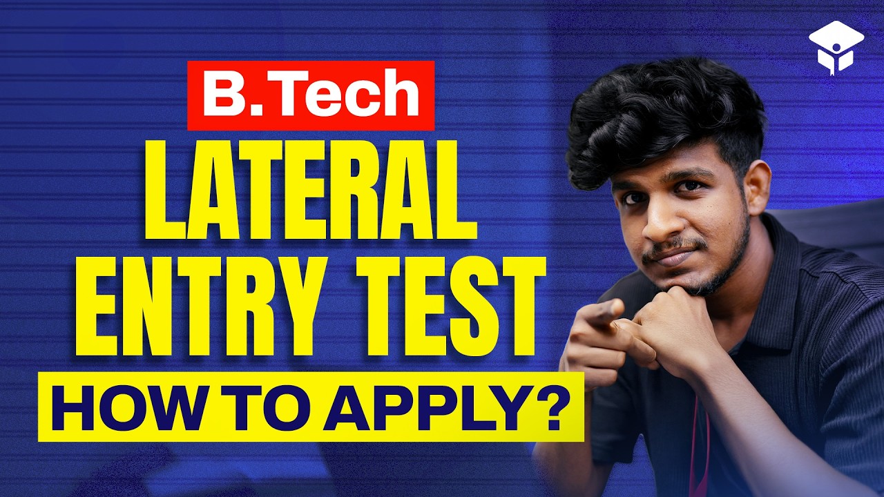 B.Tech Lateral Entry 2026 Application Process | Step-by-Step Guide
