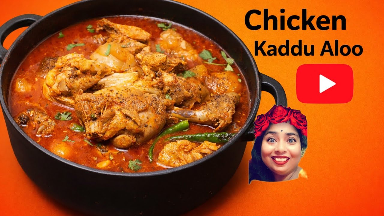 Busy Day Special: Quick Chicken Kaddu Aloo Recipe | #cooking #chickenrecipe |