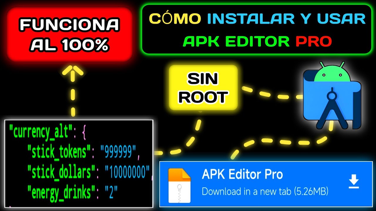 C&oacute;mo instalar y usar la &uacute;ltima versi&oacute;n de Apk Editor Pro en 2025