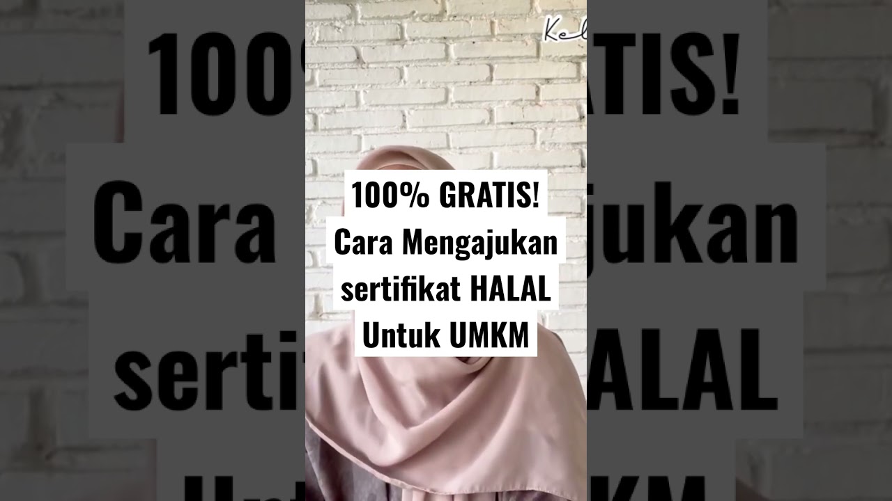 GRATIS! Cara mengajukan sertifikasi HALAL untuk UMKM!