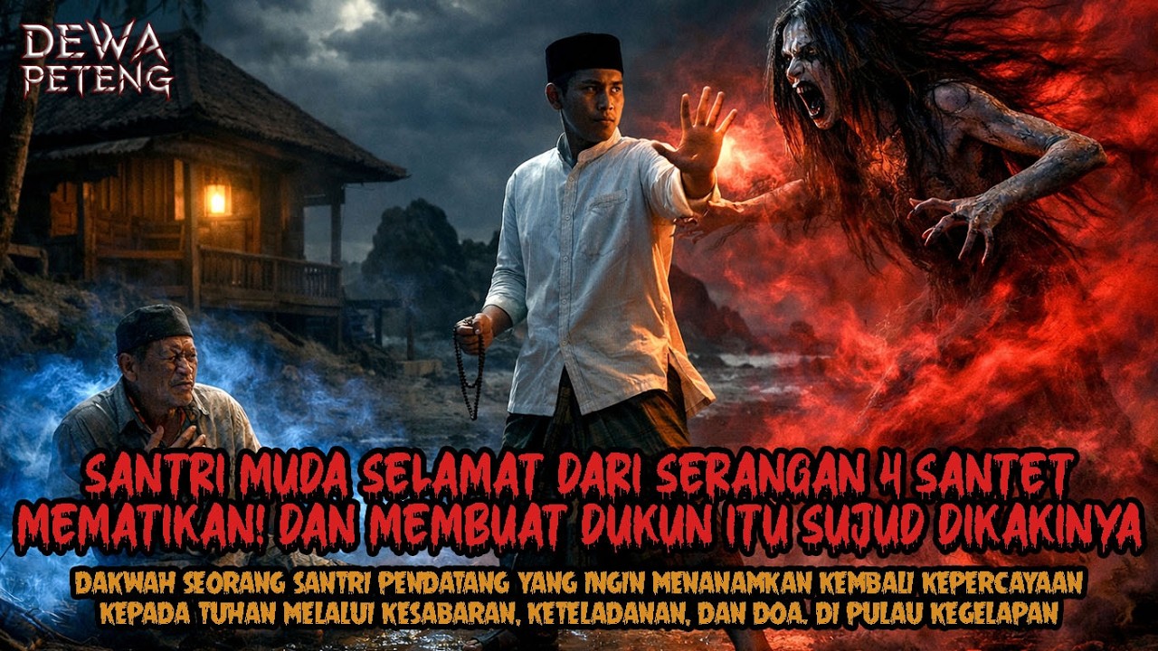 Dikira Lemah Ternyata Sakti! Kisah Santri Pendatang yang Selamatkan Kampung Dari Kegelapan Ilmu Gaib