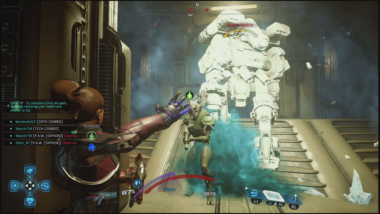 Human Adept - Platinum game - Mass Effect: Andromeda multiplayer PS5 4K