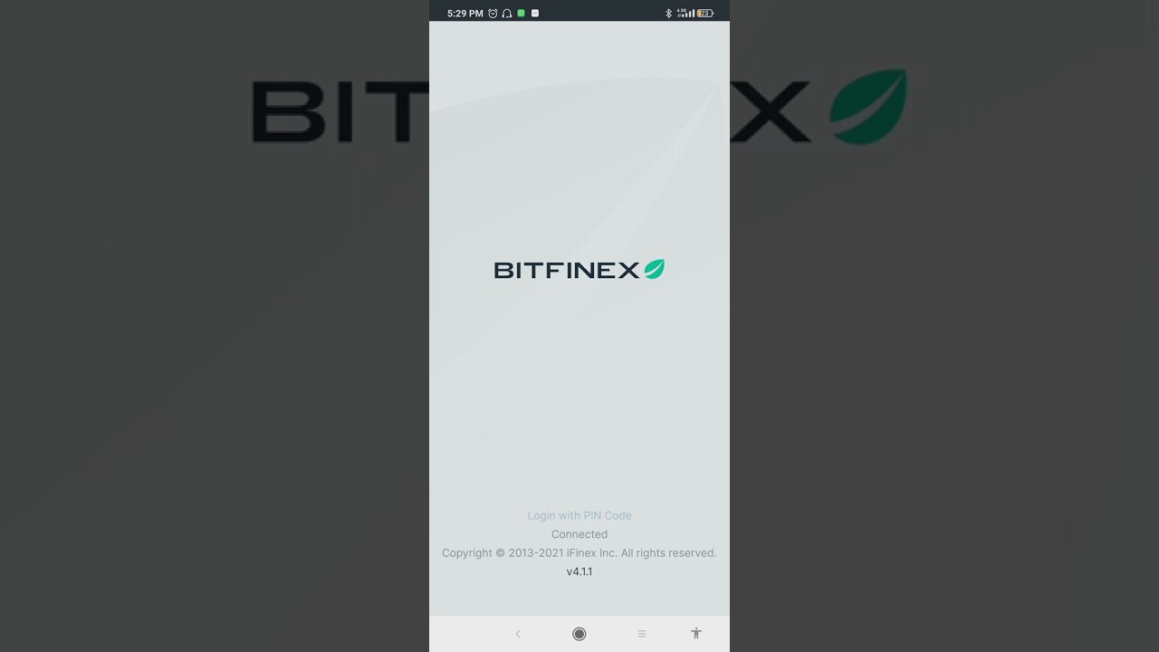 c&oacute;mo comprar y vender en bitfinex por app