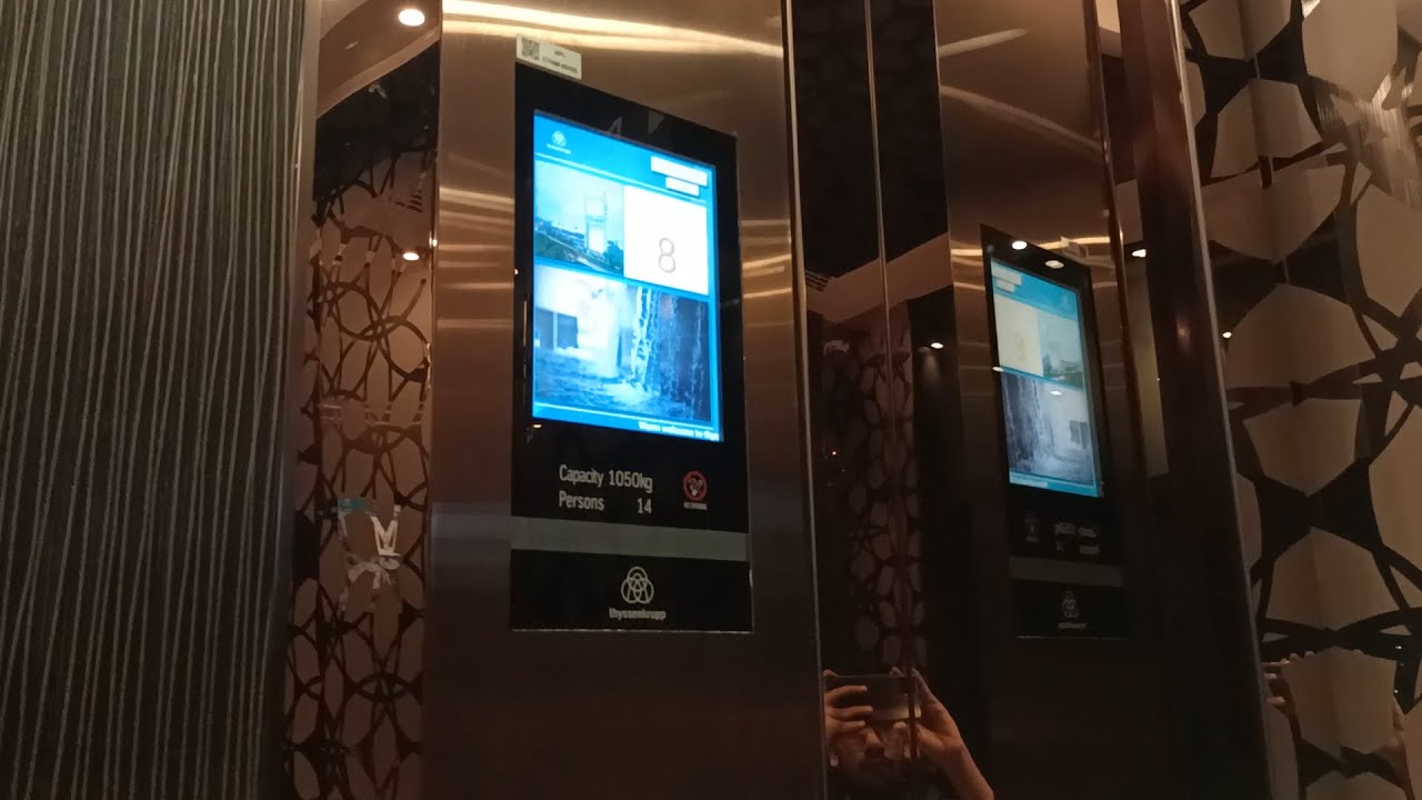 EPIC ThyssenKrupp scenic elevators at Courtyard by Marriott in Nerul, Navi Mumbai