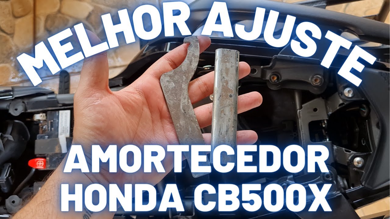 MELHOR REGULAGEM PARA O AMORTECEDOR DA CB500X