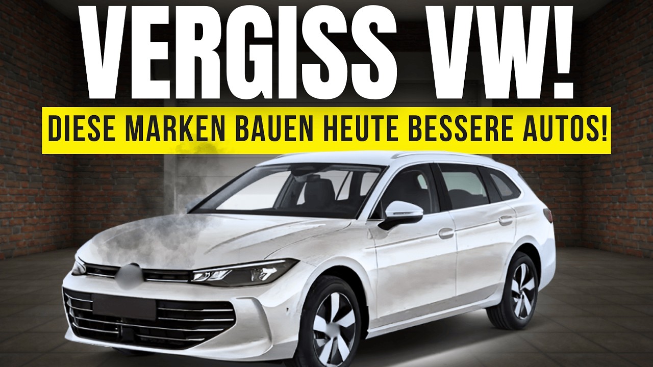 Vergiss VW! Diese 5 Automarken bauen heute die BESSEREN Autos!