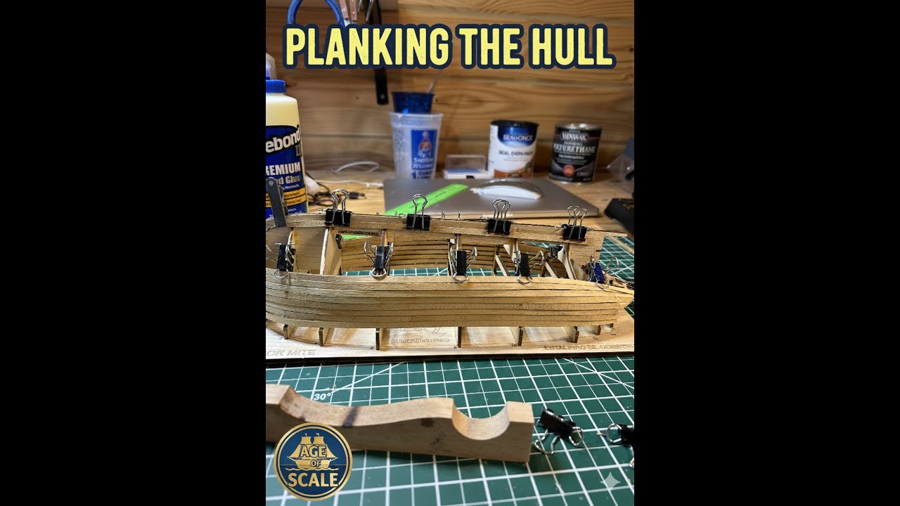 Planking the hull