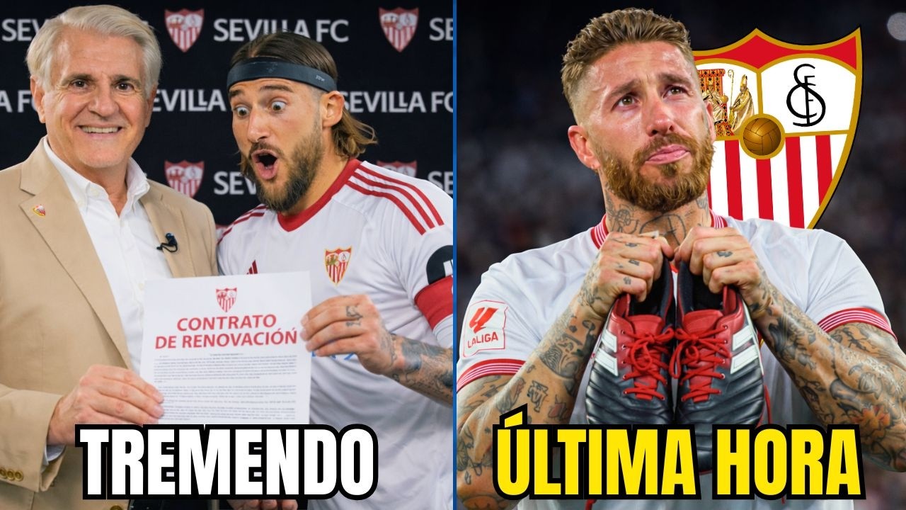 ¡BOMBAZO! SERGIO RAMOS plantea RETIRARSE + El SEVILLA FC ofrece la RENOVACIÓN a GUDELJ