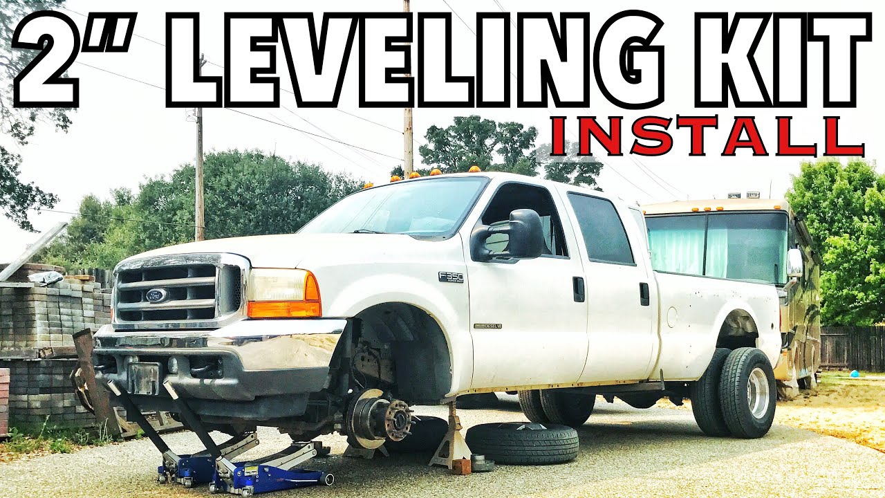 Mod #2 - 2001 F350 Project - 2&rdquo; Leveling Kit install LOOKS SO MUCH BETTER