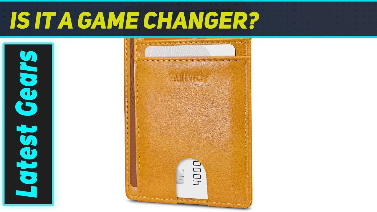 Best Slim Wallet? Buffway Minimalist Leather Wallet