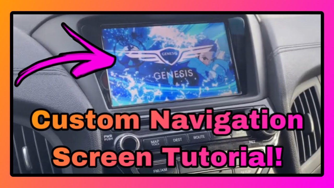 How to Change Navigation Screen on Genesis Coupe!