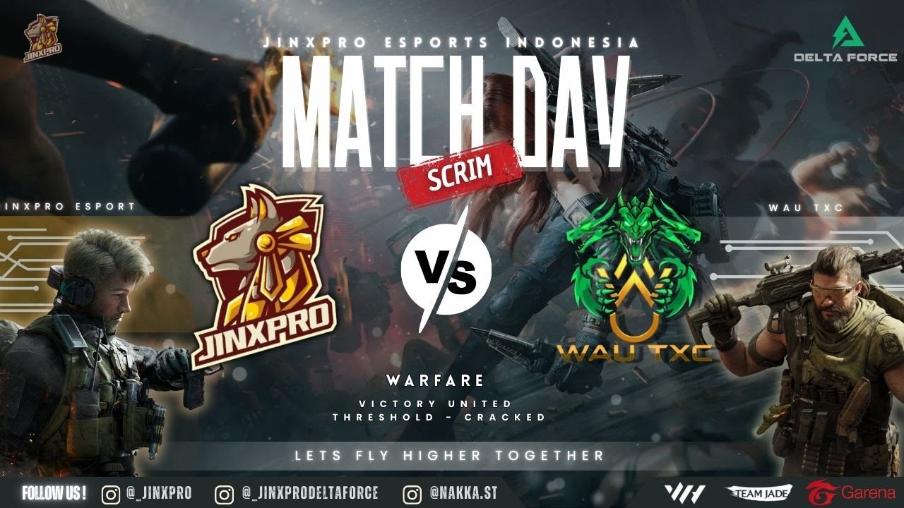 FUNMATCH SCRIM JINXPRO ESPORT VS WAU TXC | DELTA FORCE MOBILE ID #deltaforcemobile