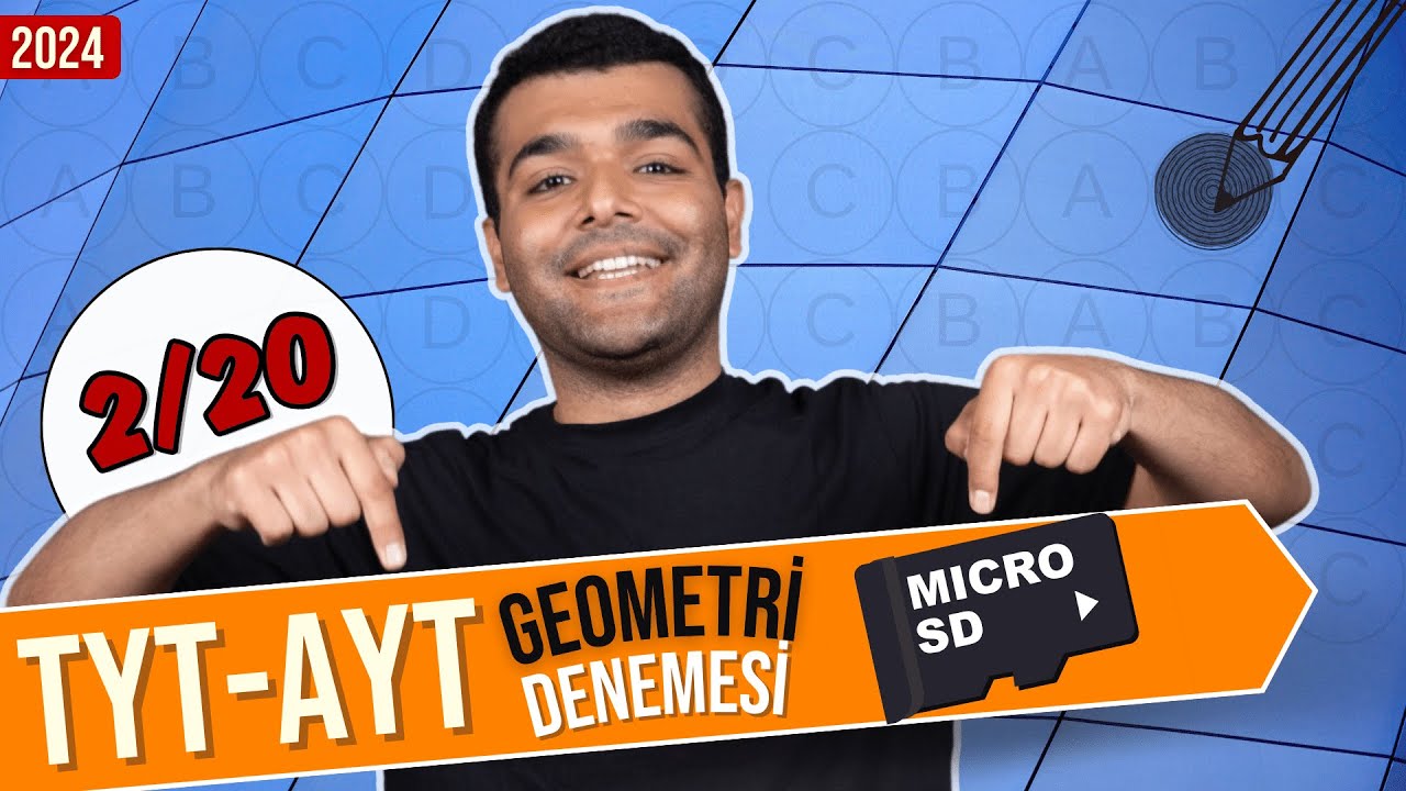 Mikro Deneme 2 - TYT AYT Geometri Deneme Çözümü / 2024 (Güncel)