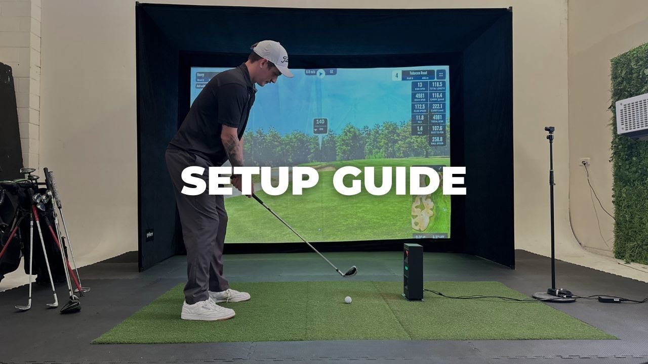How to setup our brand New DIY Golf simulator Enclosure (SO SIMPLE)