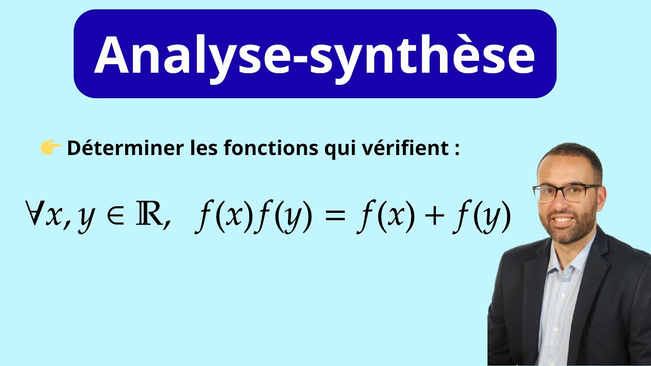 Une équation fonctionnelle par analyse synthèse