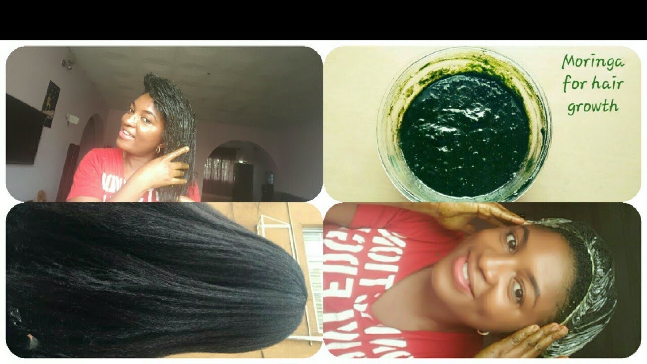 HOW TO GROW LONG AND THICK HAIR NATURALLY WITH MORINGA