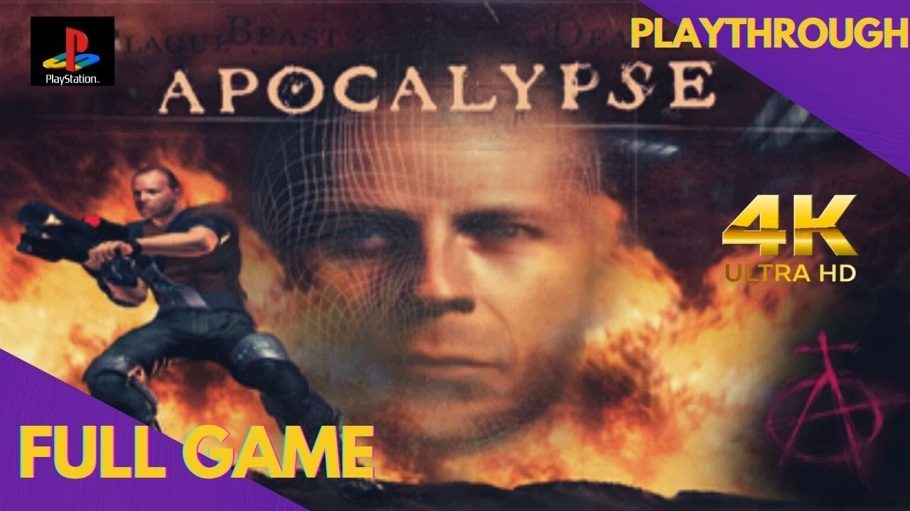 🔴Apocalypse: Starring Bruce Willis (PSX/PS1) Longplay!!!