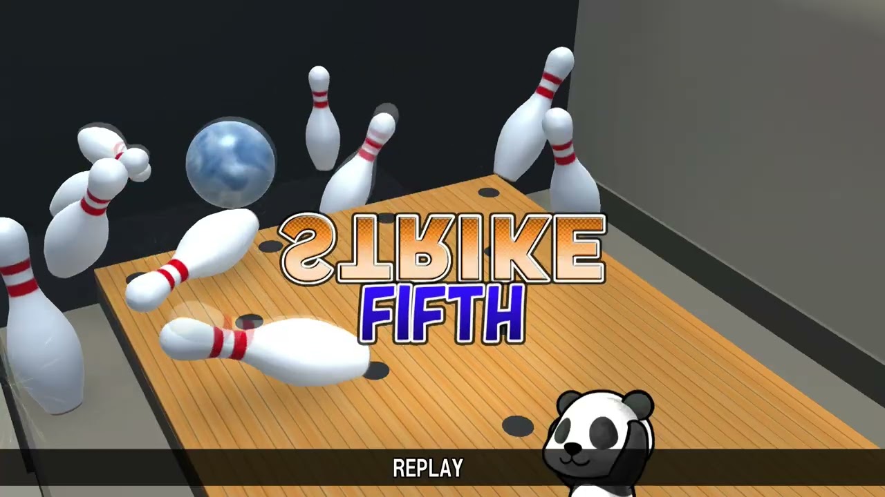 あつまれBOWLING：バラエティ通し　スコア202 st15　安定しない投げに苦しむパンダ　 #あつまれBOWLING #バラエティ　#ボウリング
