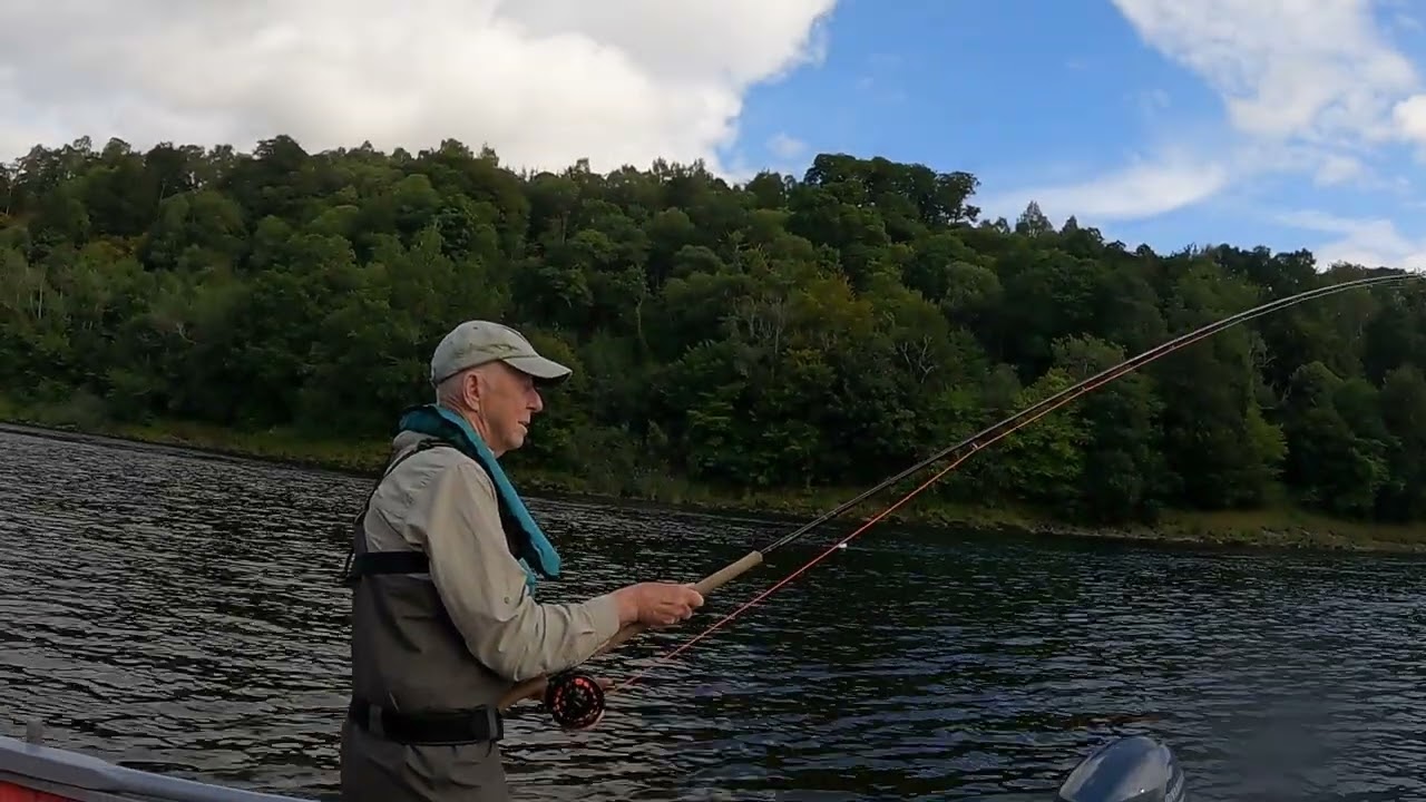 Summer Salmon Fly Fishing on the Tay at Benchil, Perthshire 2025.