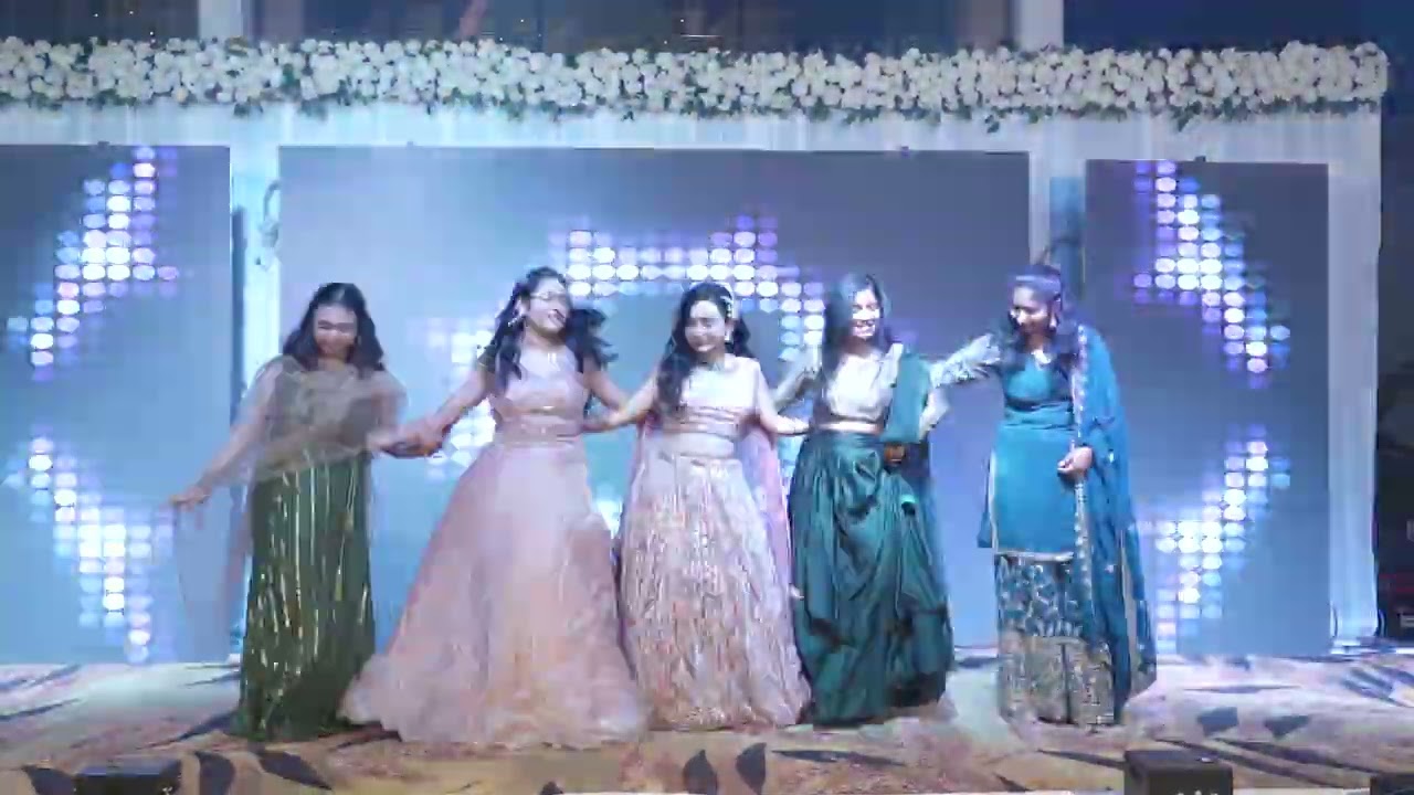 Bride's friends dance sangeet