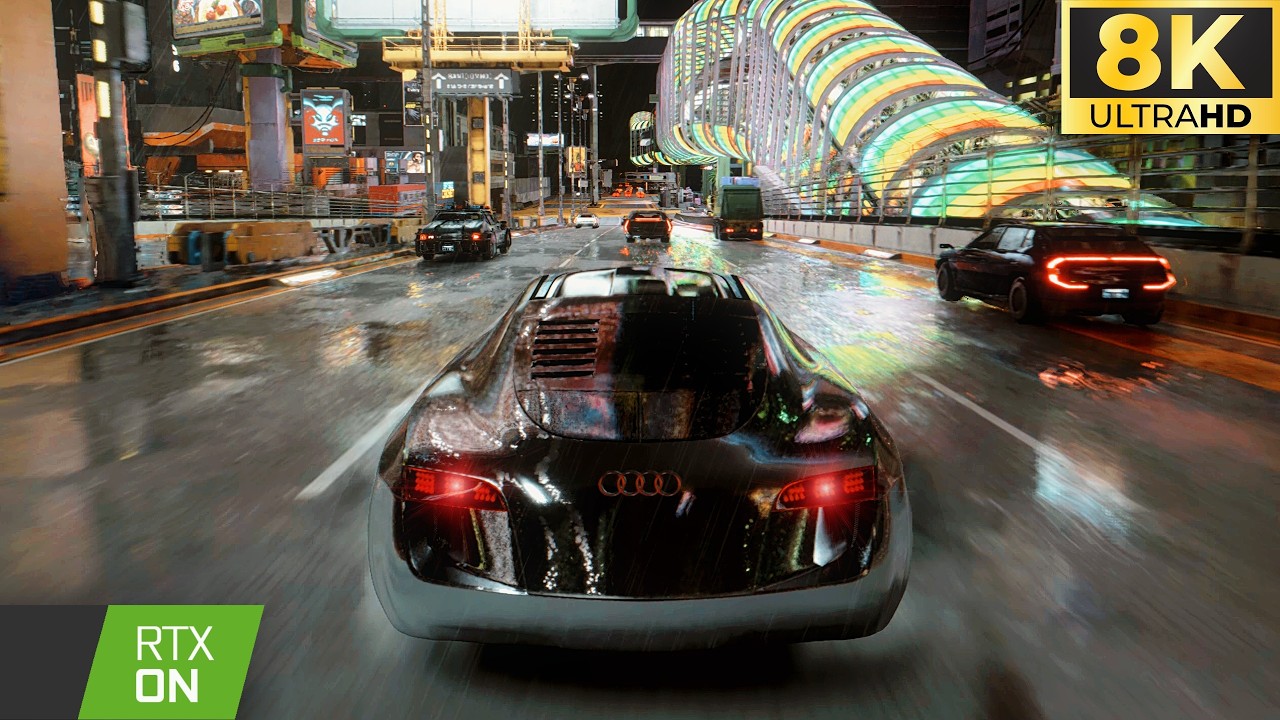 Cyberpunk 2077 Path Tracing 4k RTX 5090 Ultra Settings - Next Gen Nvidia DLSS GTA 6 Level Graphics?
