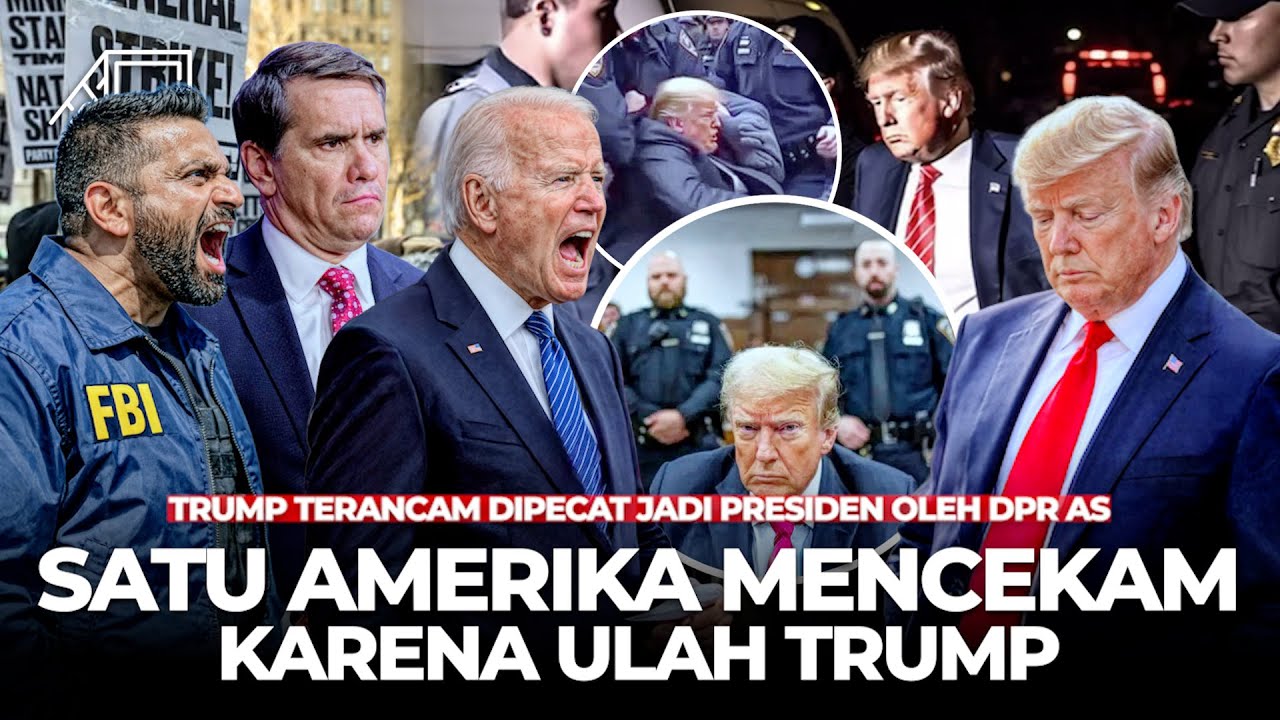 Trump Mulai Digugat, DPR AS Pertimbangkan Kudeta? Rusuh Belum Kelar Trump Tersandung Skandal Wanita