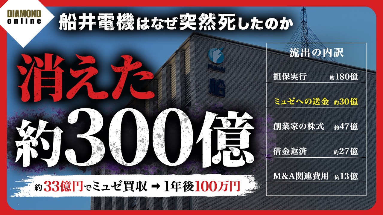 【&ldquo;ミュゼ&rdquo;と消えた300億円の真相】ソニーとも肩を並べた名門・船井電機はなぜ&ldquo;社喰い&rdquo;に遭ったのか