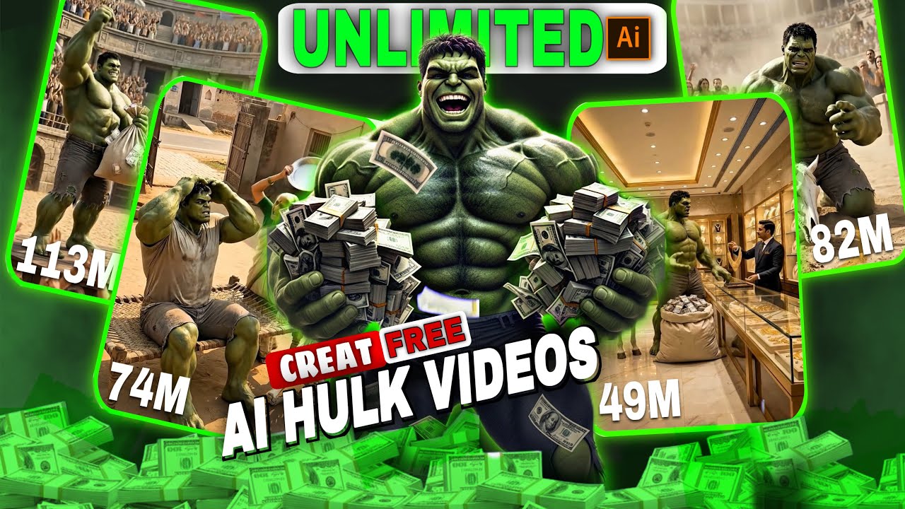 Make Unlimited Hulk AI Videos for FREE 2026😱 | No Editing Skills Needed