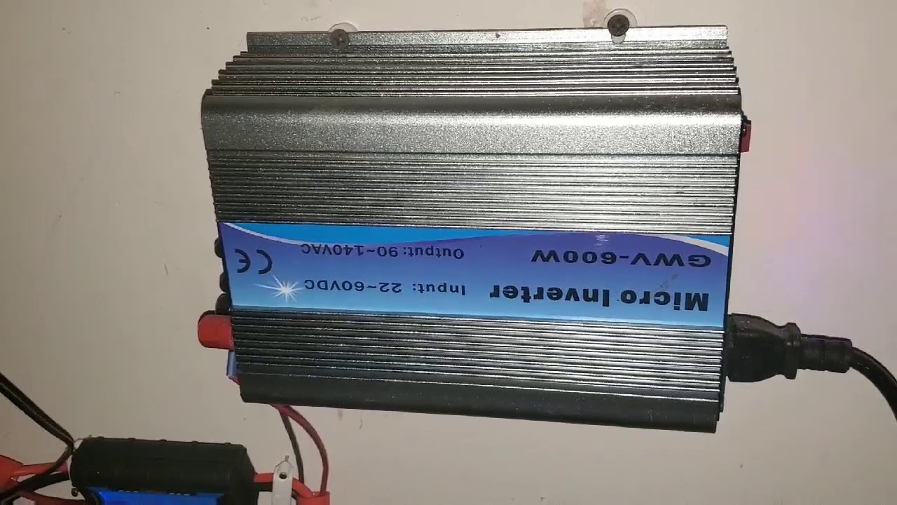 GRIDTIE INVERTER REVIEW 600W GRID TIE