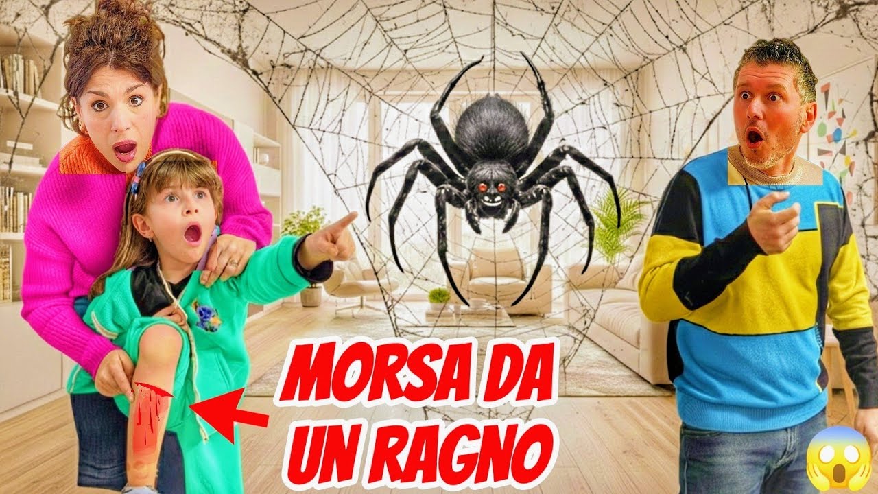 AURORA E' STATA MORSA DA UN RAGNO GIGANTE IN CASA NOSTRA! #capitandadeaurora 