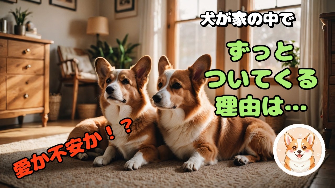 なぜ犬は家の中でずっとついてくるの？7つの心理を解説