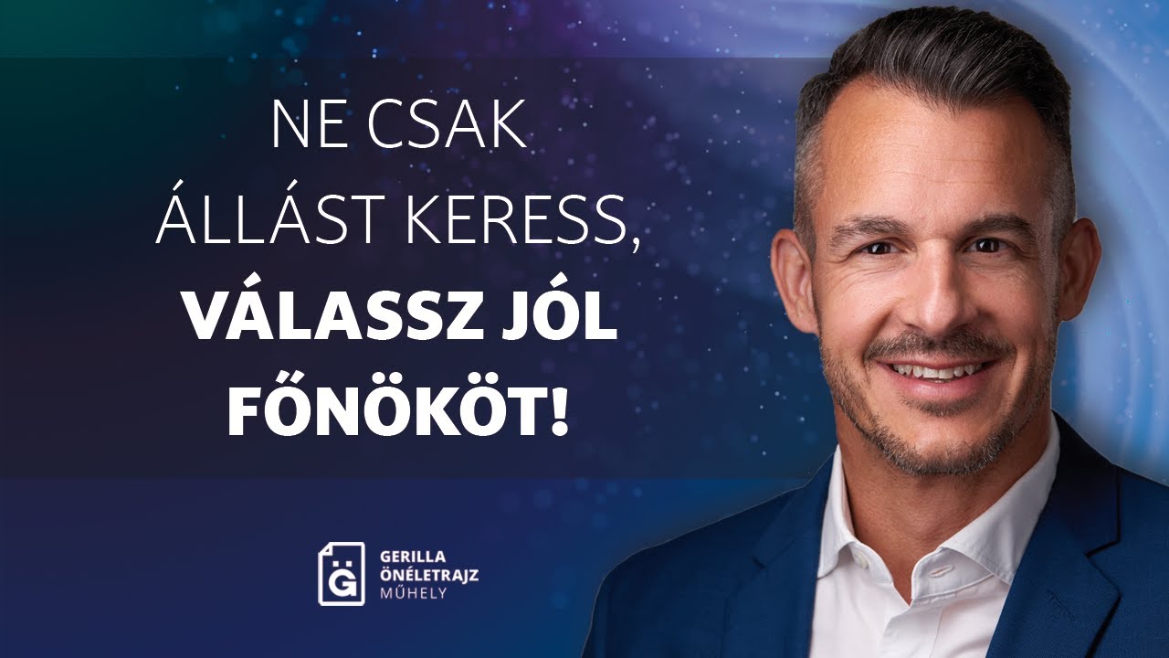 Ne csak állást keress, válassz jól főnököt! - Baráth András