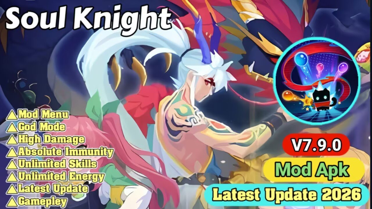Soul Knight Mod Apk v7.9.0 | Mod Menu | Unlimited Skills | New Update
