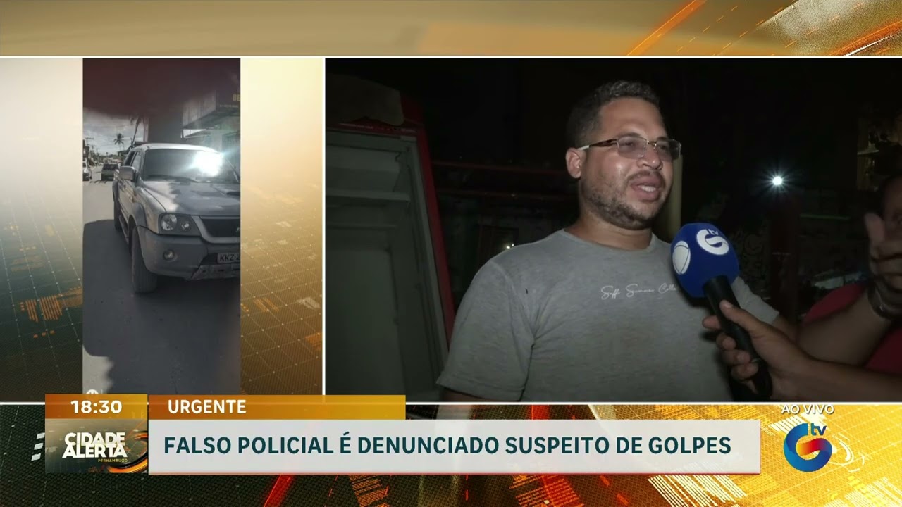 Falso policial é denunciado suspeito de golpes