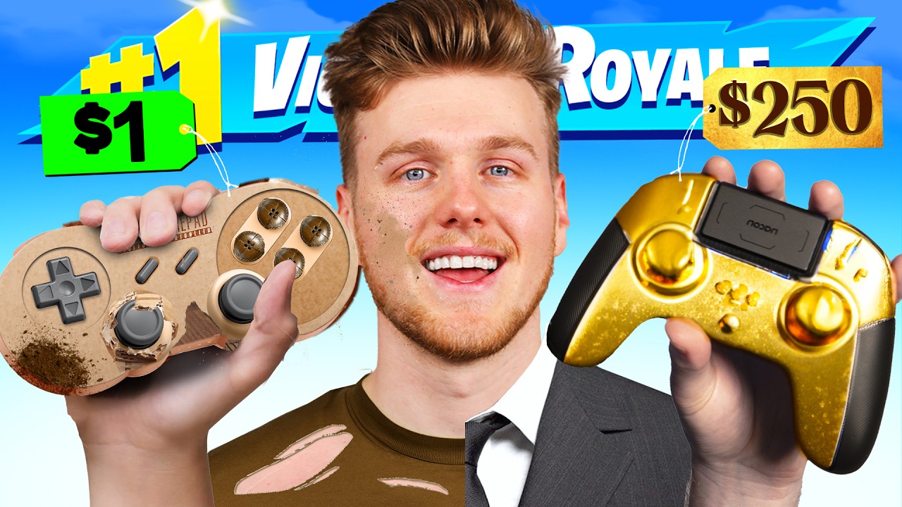 Контроллер за 1 доллар против 250 долларов! — Fortnite