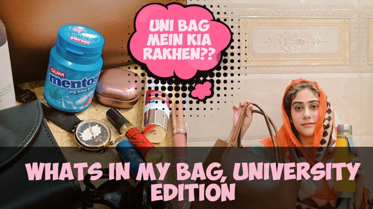 Whats in my Bag? University Bag Tips! #whatsinmybag #unilife #bagessentials #youtube