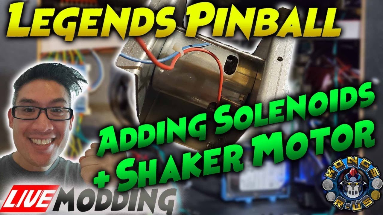 Installing Solenoids + Shaker Motor to Legends Pinball - LIVE Modding Session (AtGames)