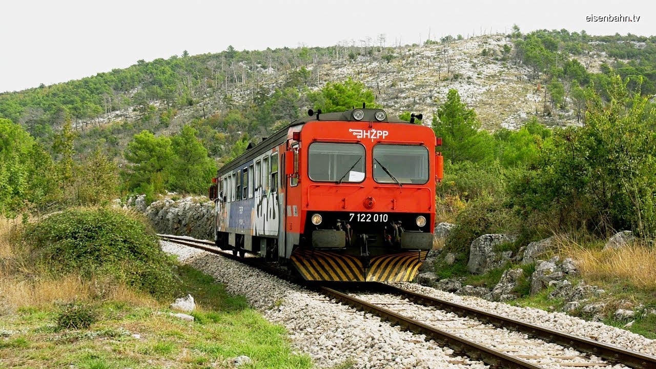 Bahnstrecke Perković - Šibenik Kroatien