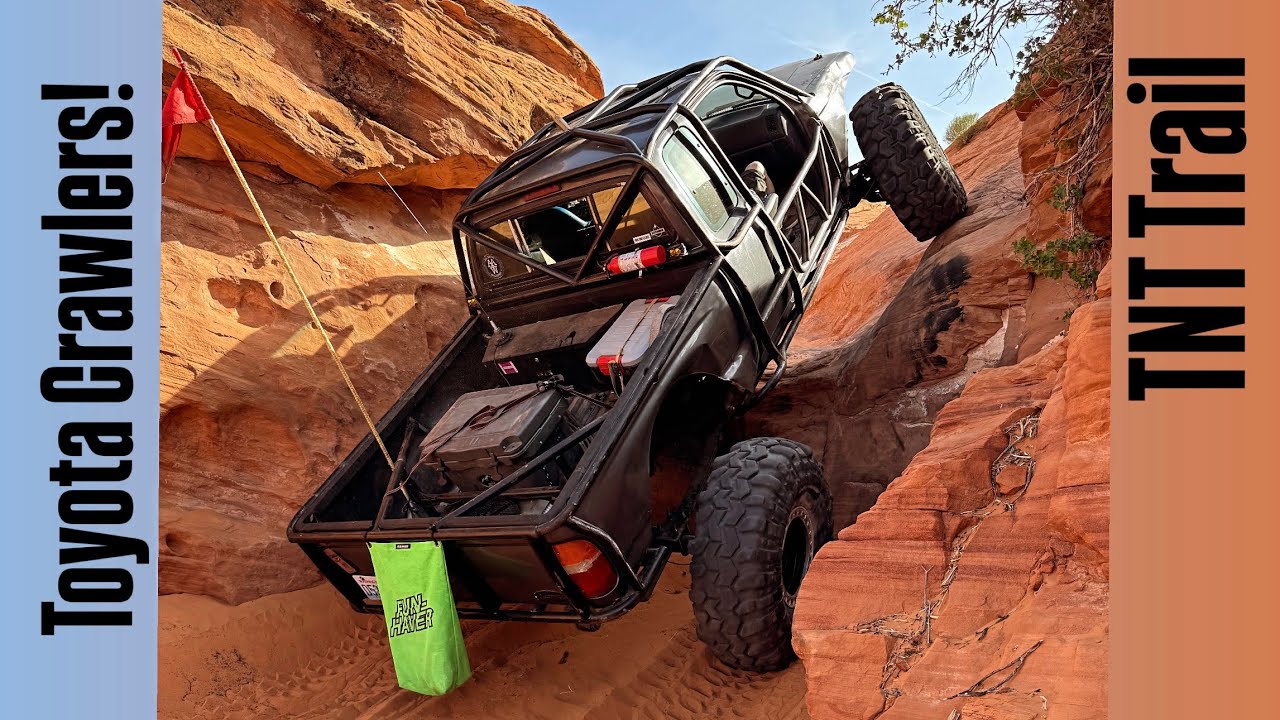 One Ton Toyotas Take Over TNT in Sand Hollow!