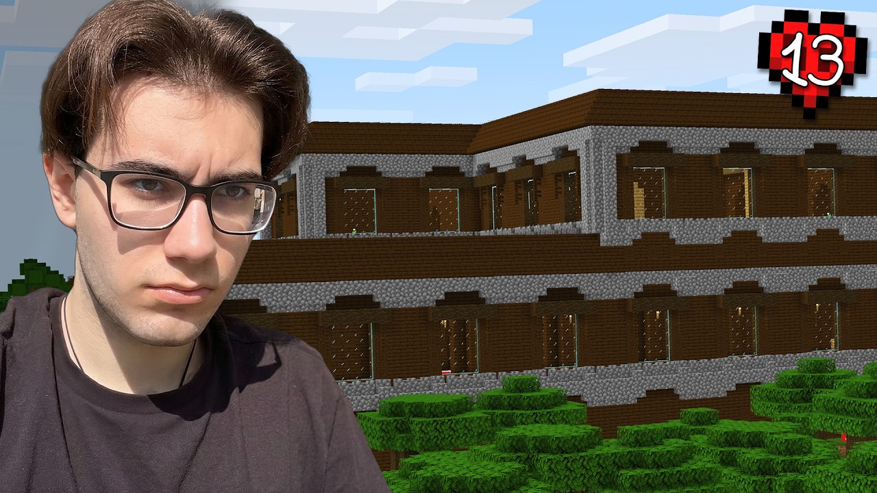 Felfedeztem a Minecraft LEGNEHEZEBB Épületét Hardcoreban! (13. rész)