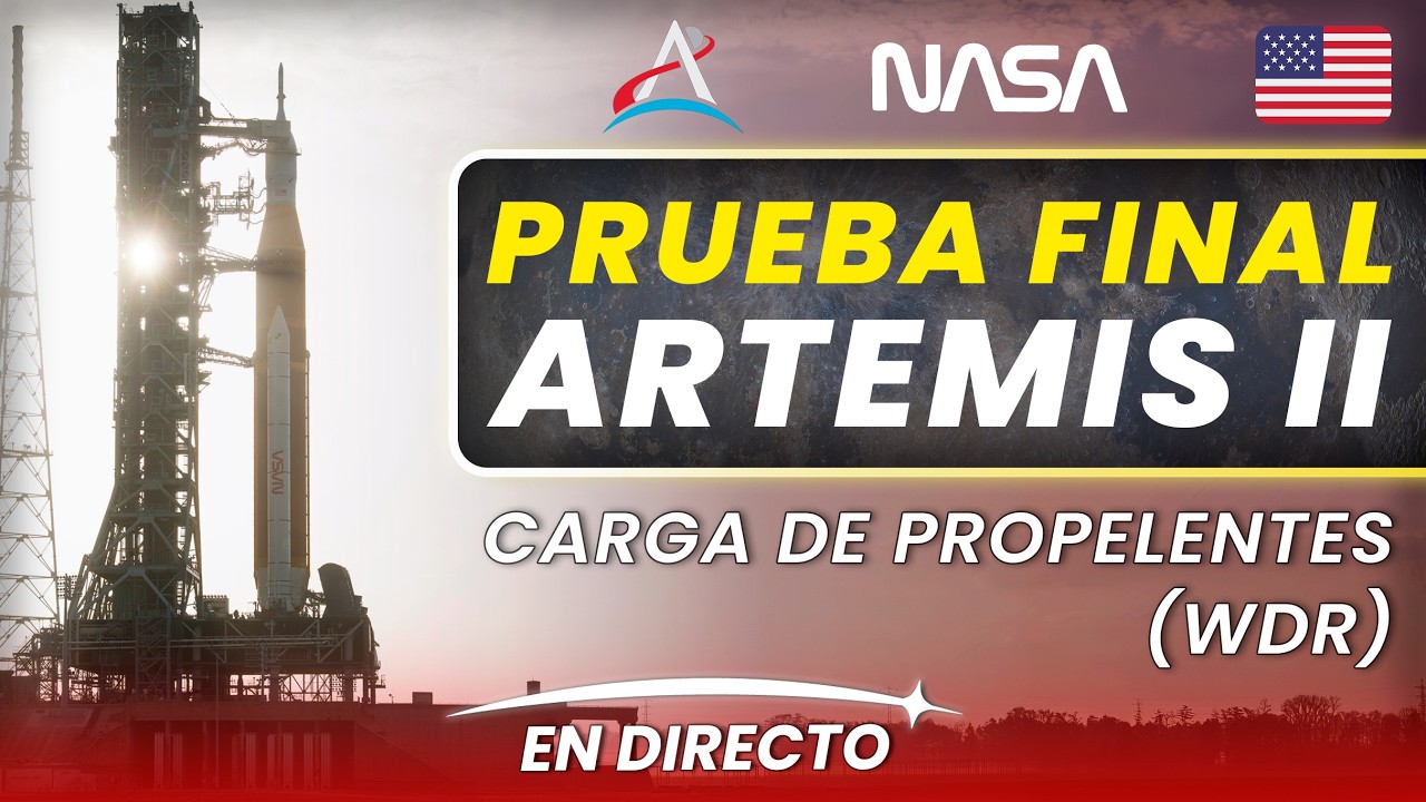 🔴 PRUEBA FINAL del cohete SLS para la misión Artemis II a la Luna